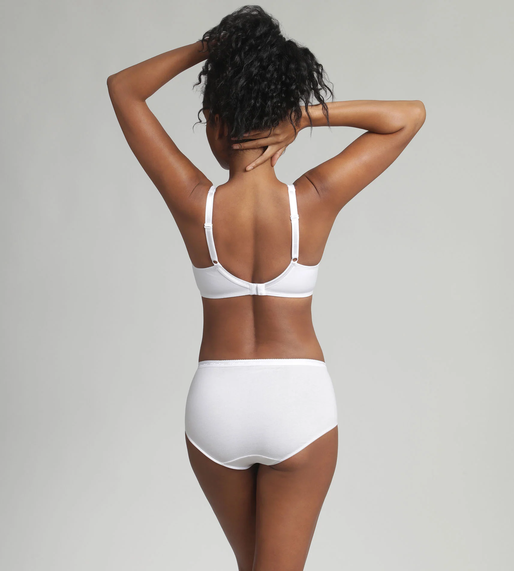 Pacco da 2 slip midi bianchi Cotone Bio - Image 4