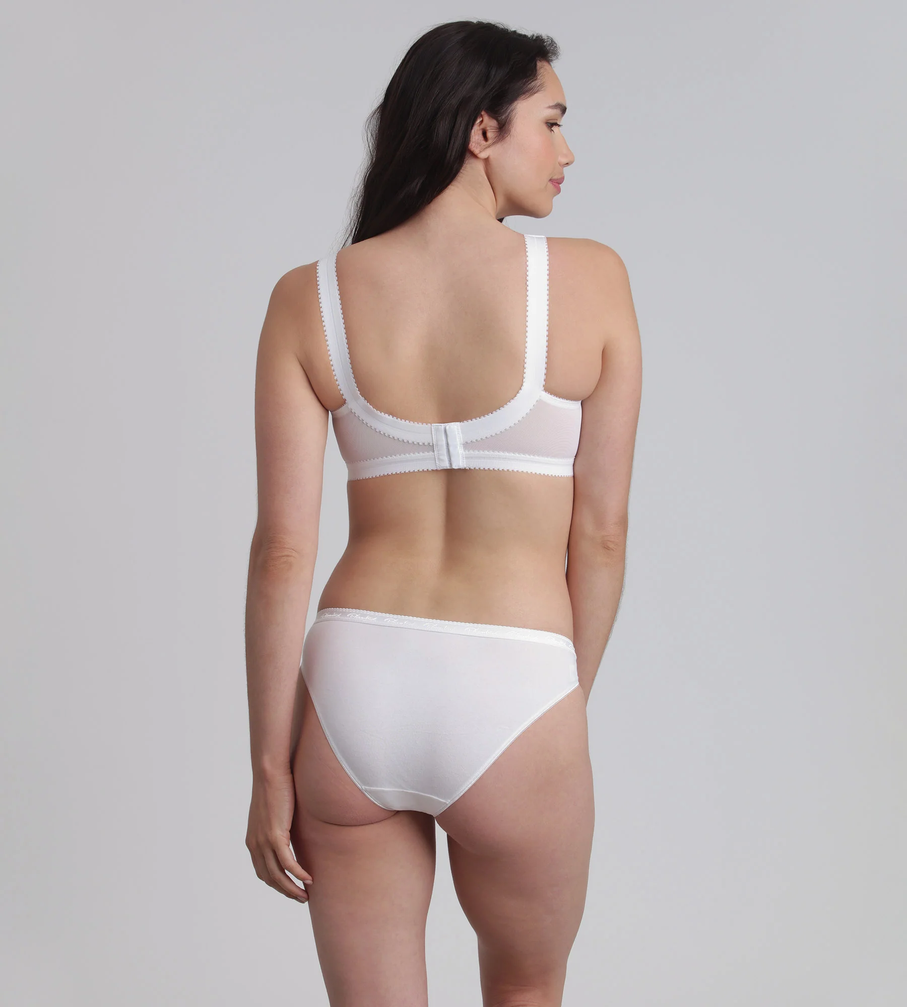 Pacco da 2 slip sgambati bianchi Cotone Bio - Image 4