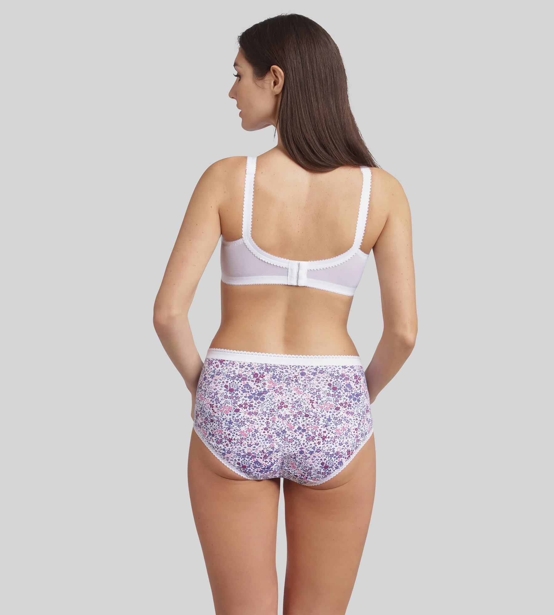 Pacco di 3 slip viola Cotone Stretch - Image 4