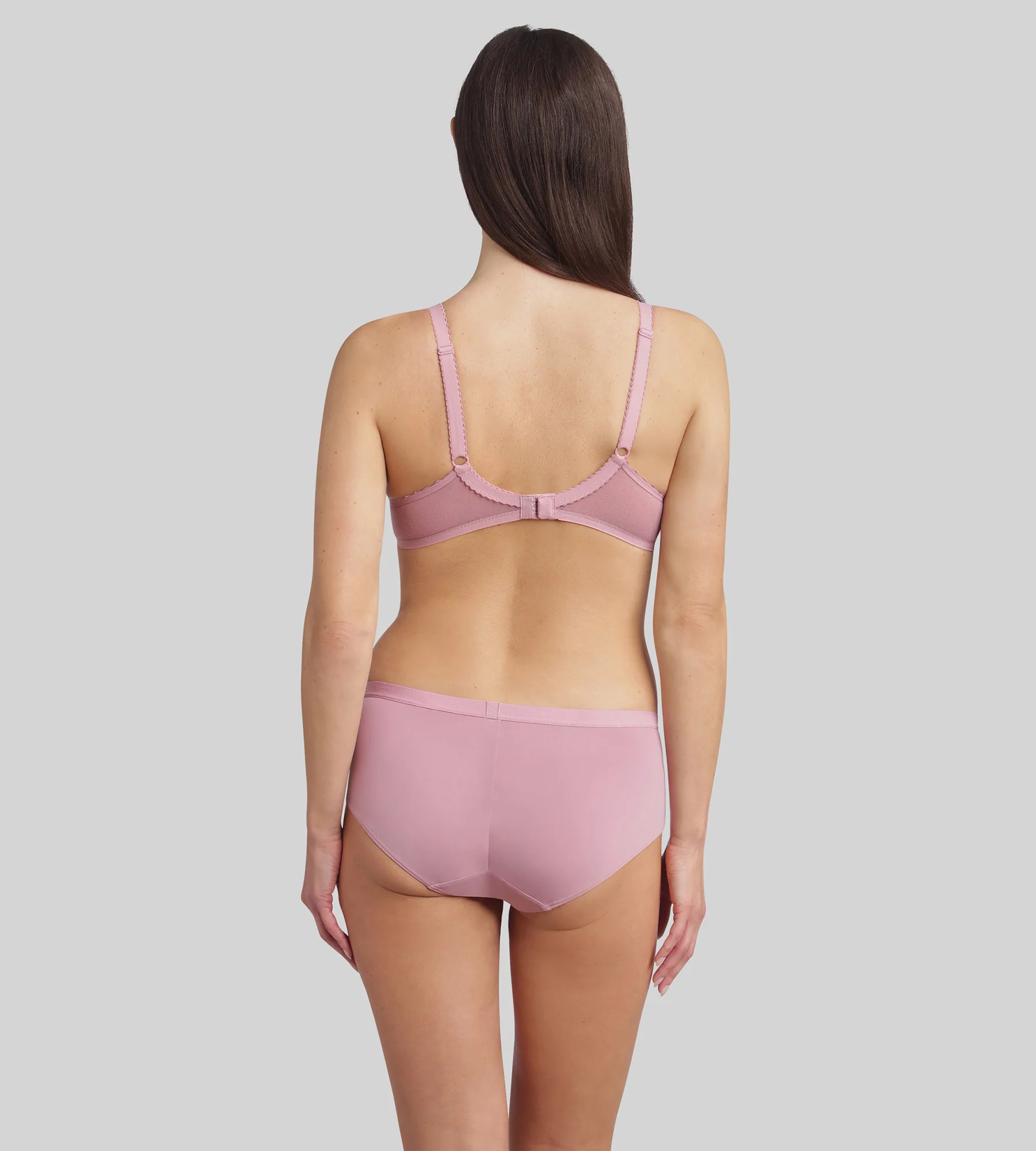 Reggiseno balconcino con ferretto rosa orchidea Secret Comfort - Image 4