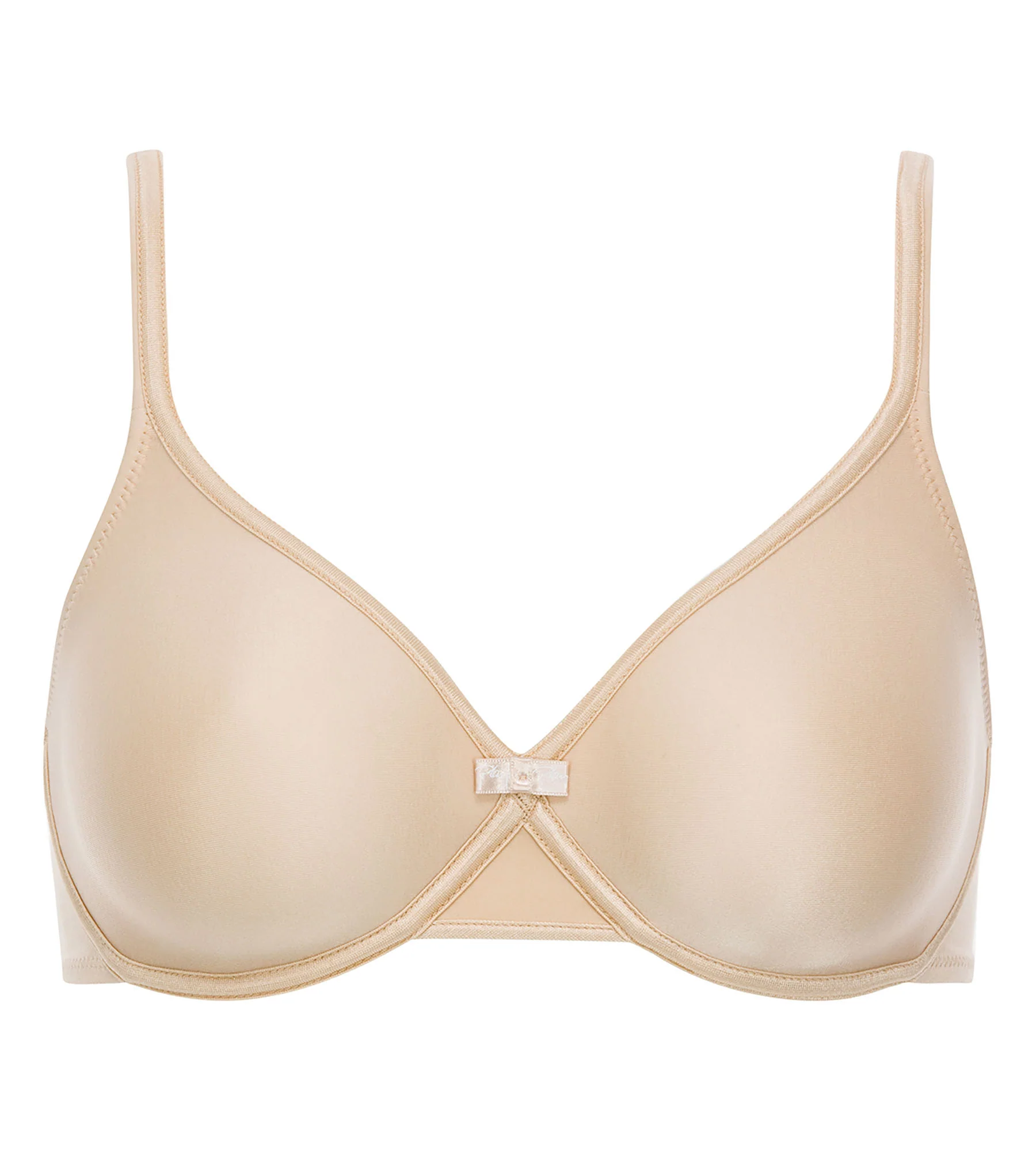 Reggiseno con ferretto beige Satiny Micro Support - Image 5