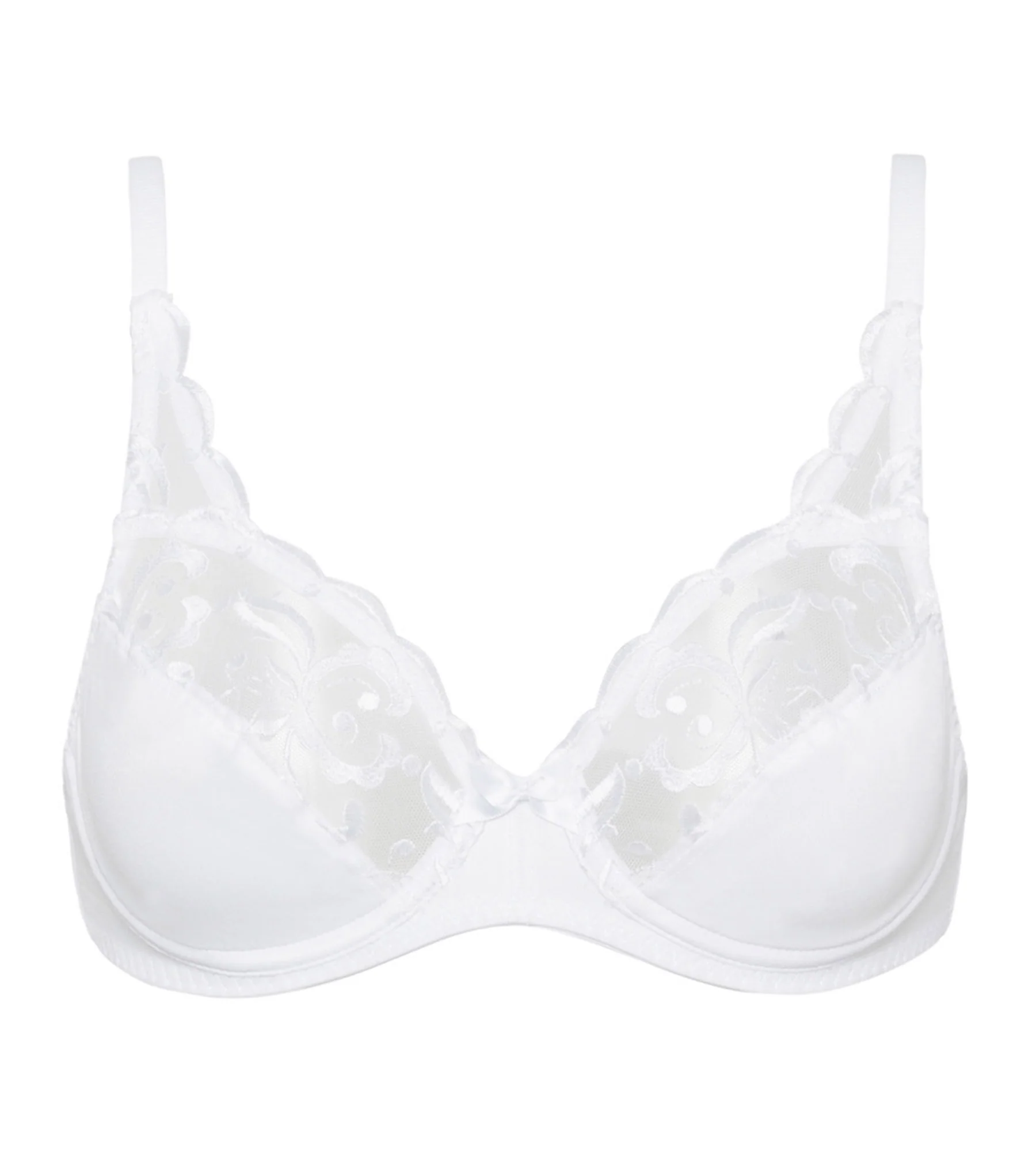 Reggiseno con ferretto bianco Essential Elegance Embroidery - Image 5