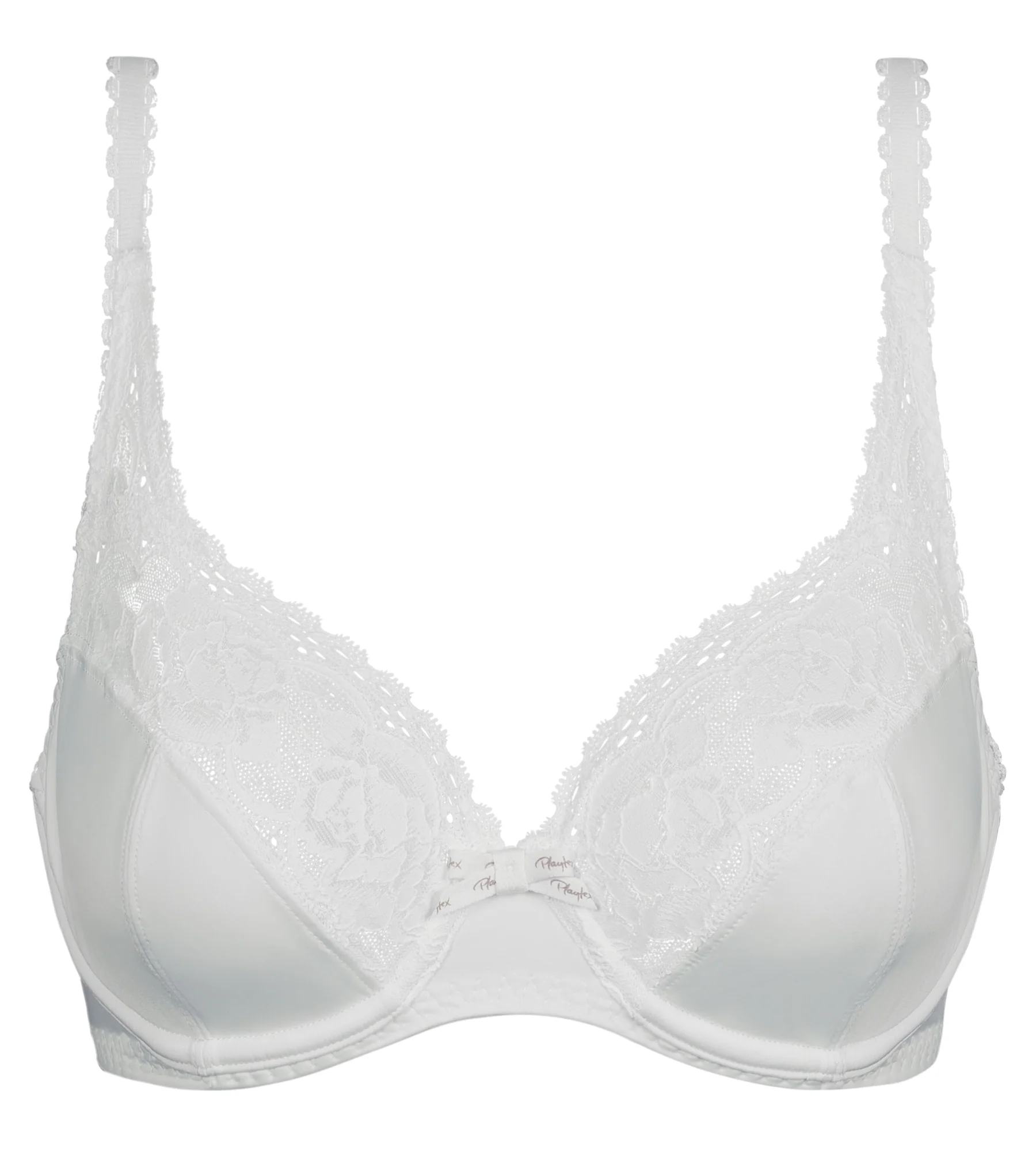 Reggiseno con ferretto bianco Flowery Lace Micro Riciclato - Image 5