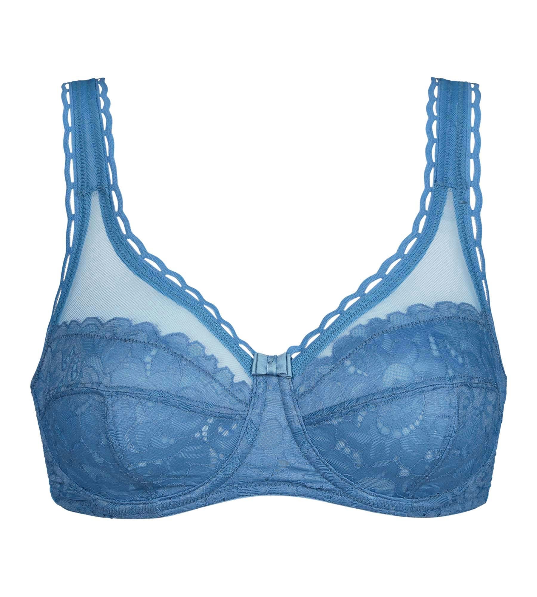 Reggiseno con ferretto blu oceano Criss Cross Femminile Riciclato - Image 5