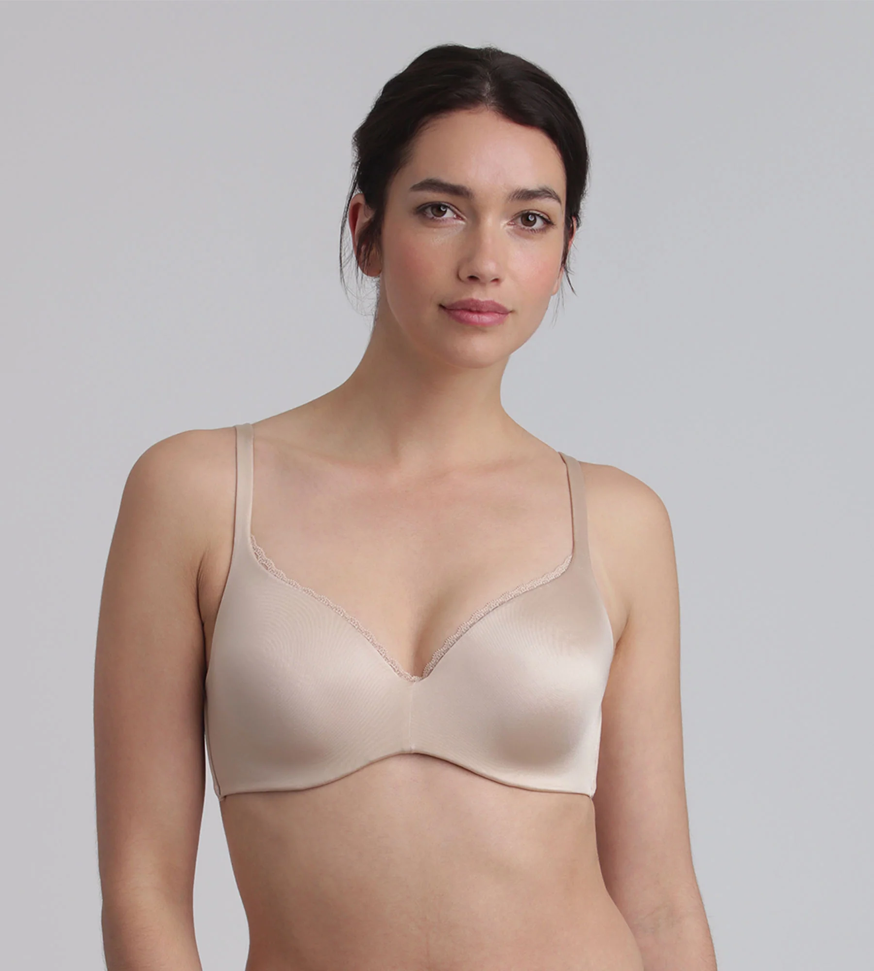 Reggiseno con ferretto rimovibile beige 24 Ore Soft Absolu