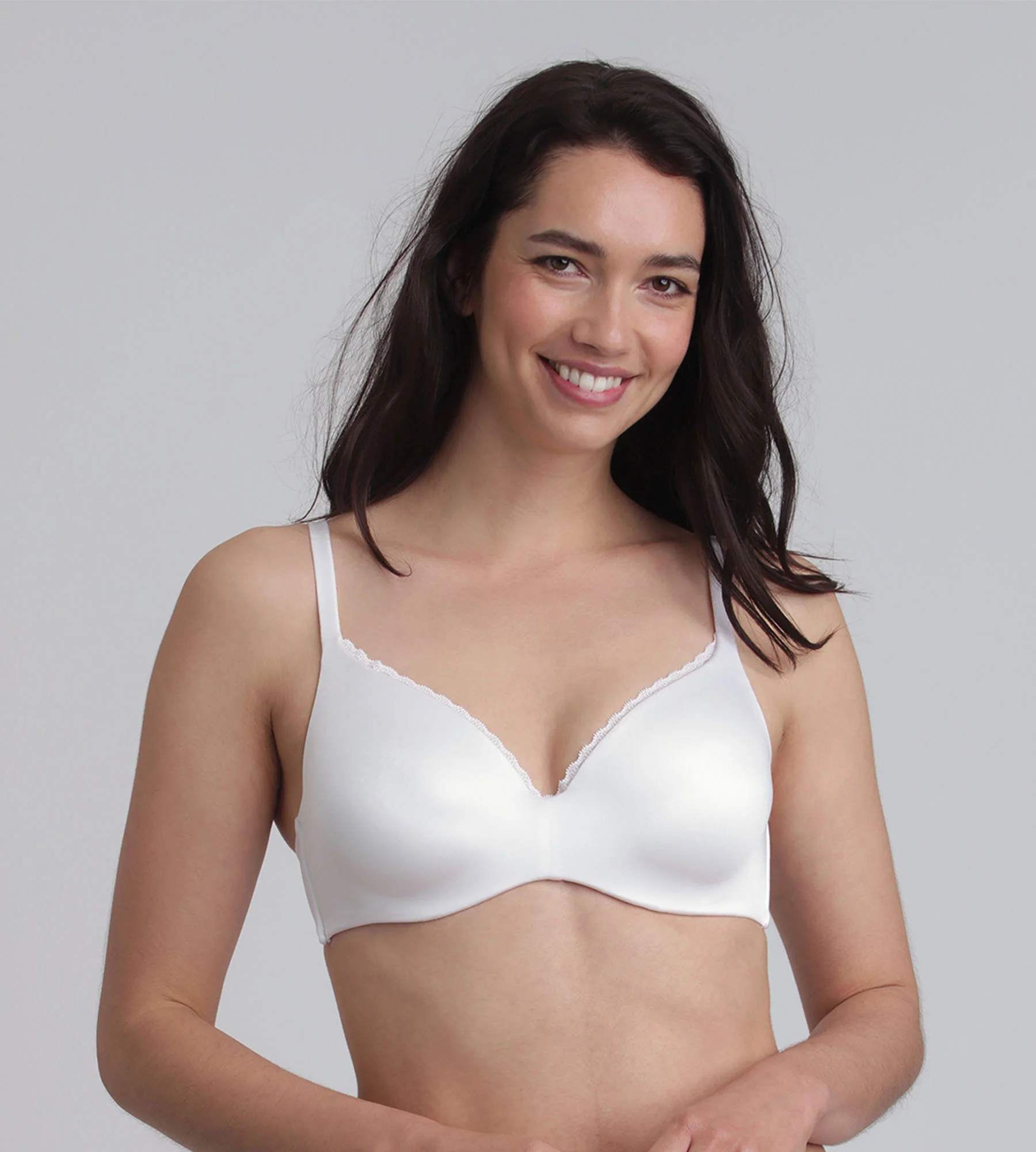 Reggiseno con ferretto rimovibile bianco 24 Ore Soft Absolu