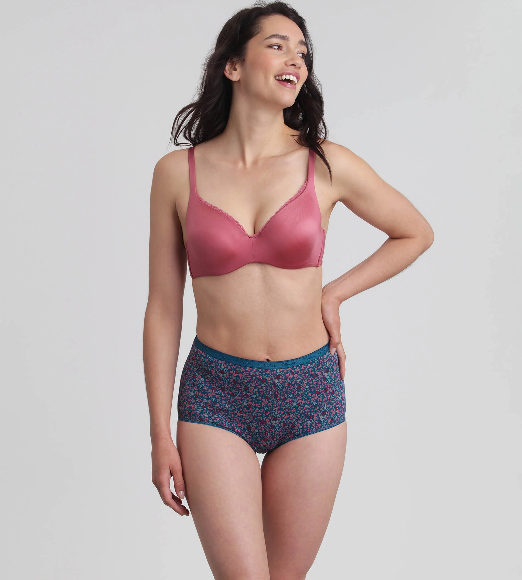 Reggiseno con ferretto rimovibile rosa cipria 24h Soft Absolu - Image 3