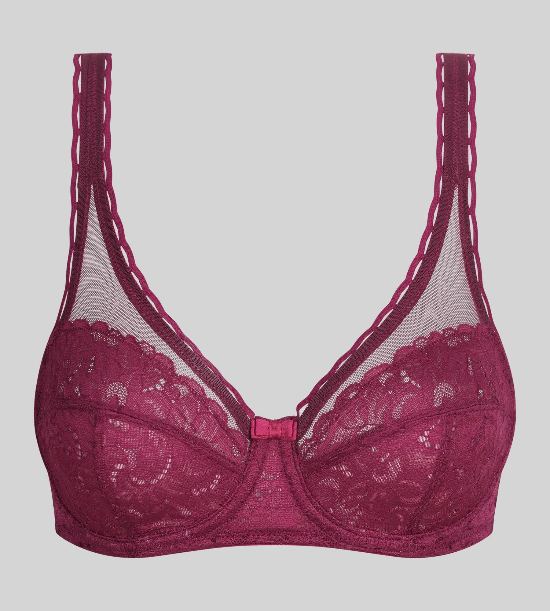 Reggiseno con ferretto viola imperiale Criss Cross Femminile Riciclato - Image 5