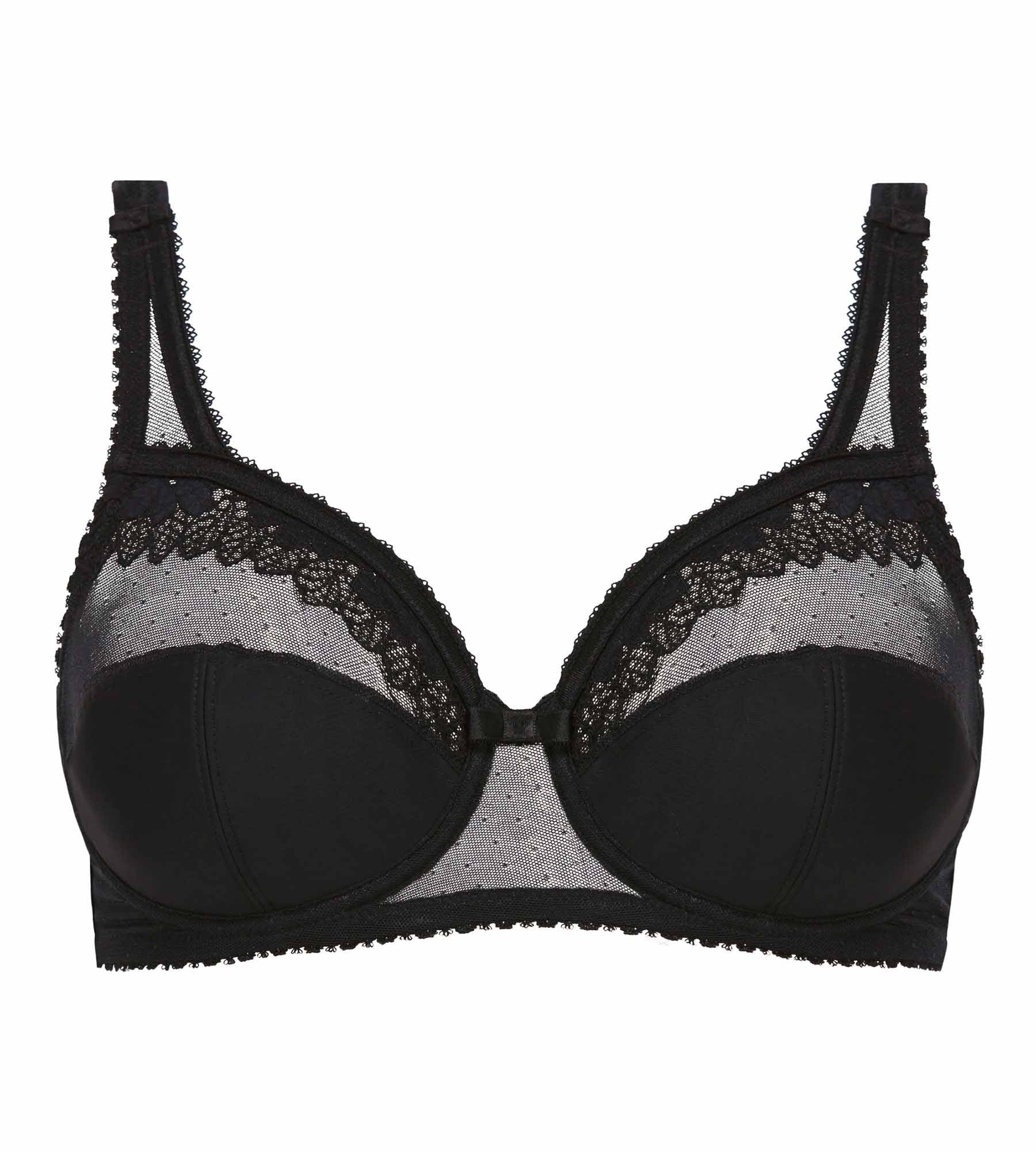Reggiseno modellante nero Criss Cross Classico Microfibra - Image 5