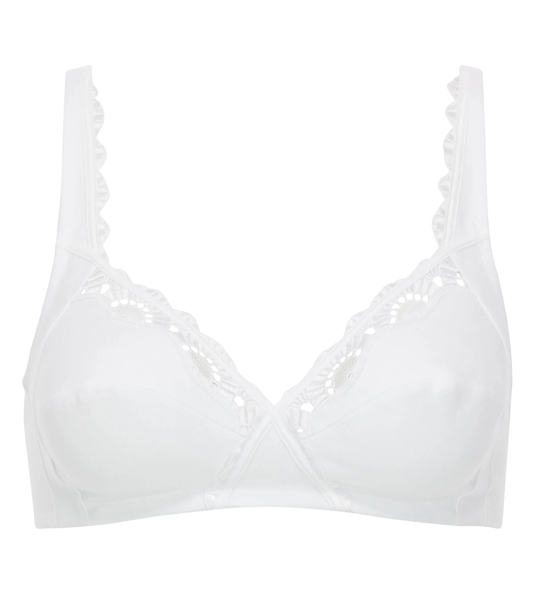 Reggiseno senza ferretto bianco Cotton Support - Image 5