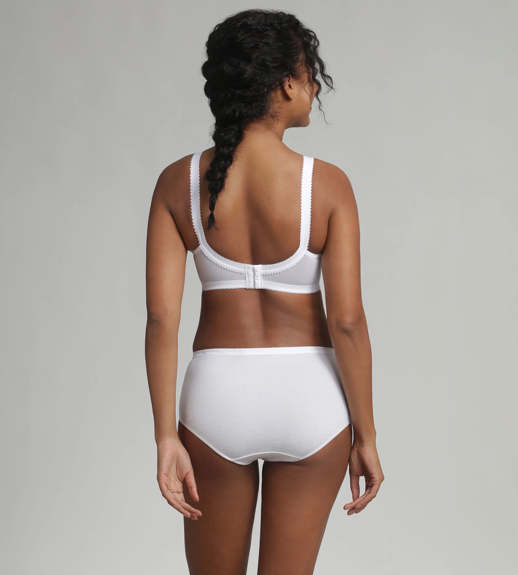 Reggiseno senza ferretto bianco Criss Cross 556 - Image 4