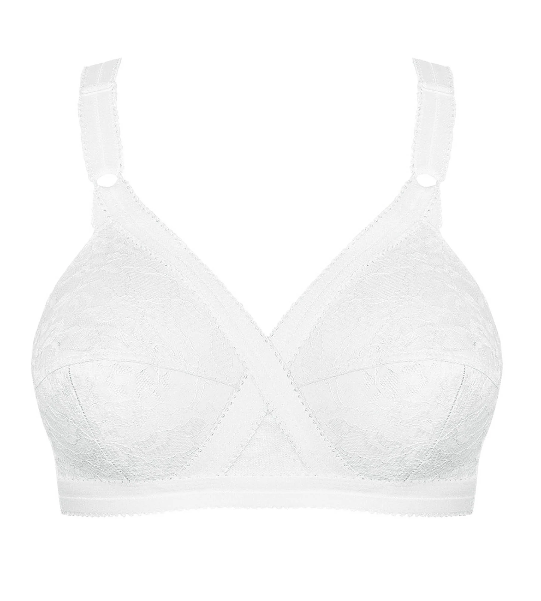 Reggiseno senza ferretto bianco Criss Cross 556 - Image 5