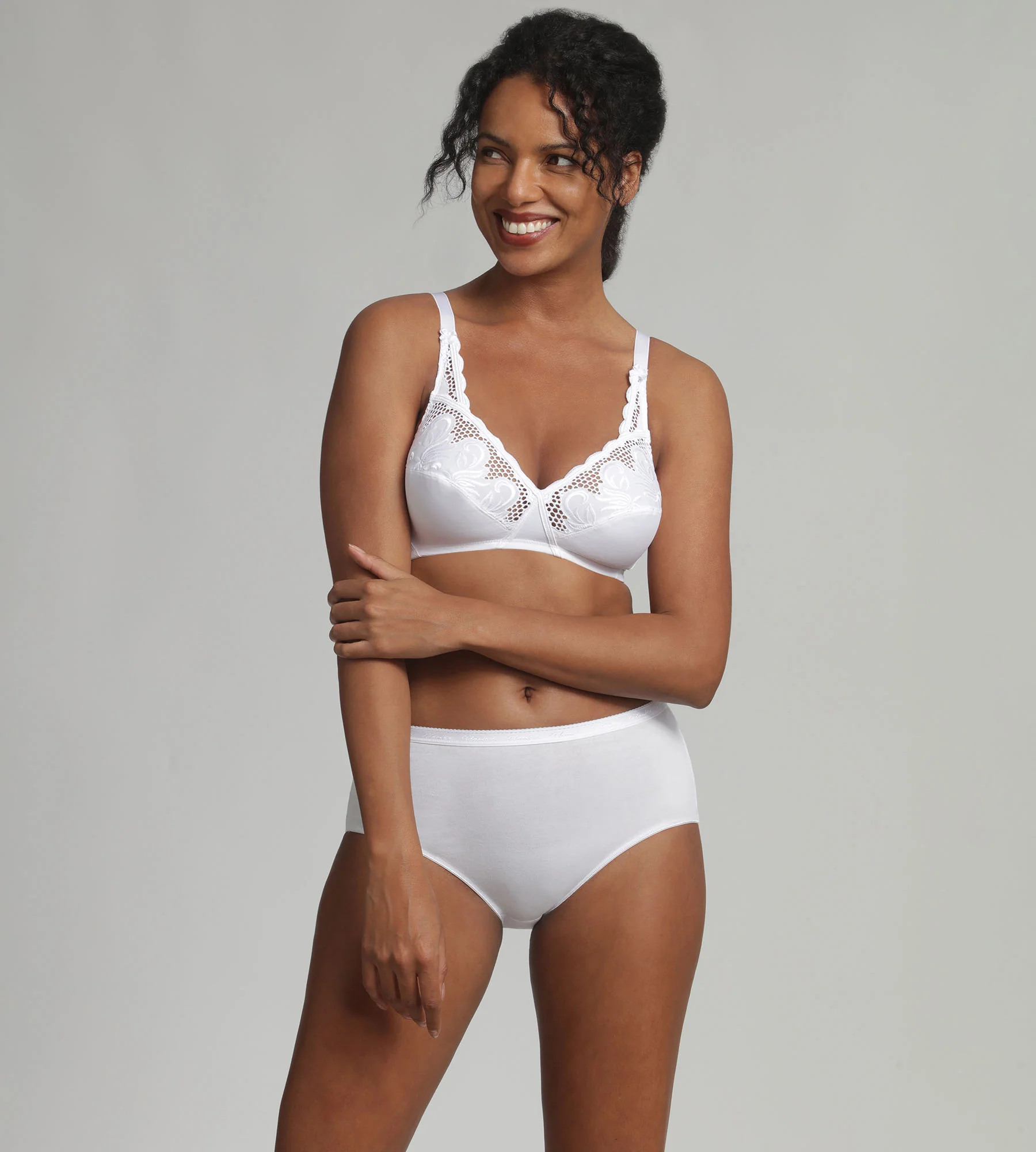 Reggiseno senza ferretto bianco Criss Cross Modern Tricot - Image 3