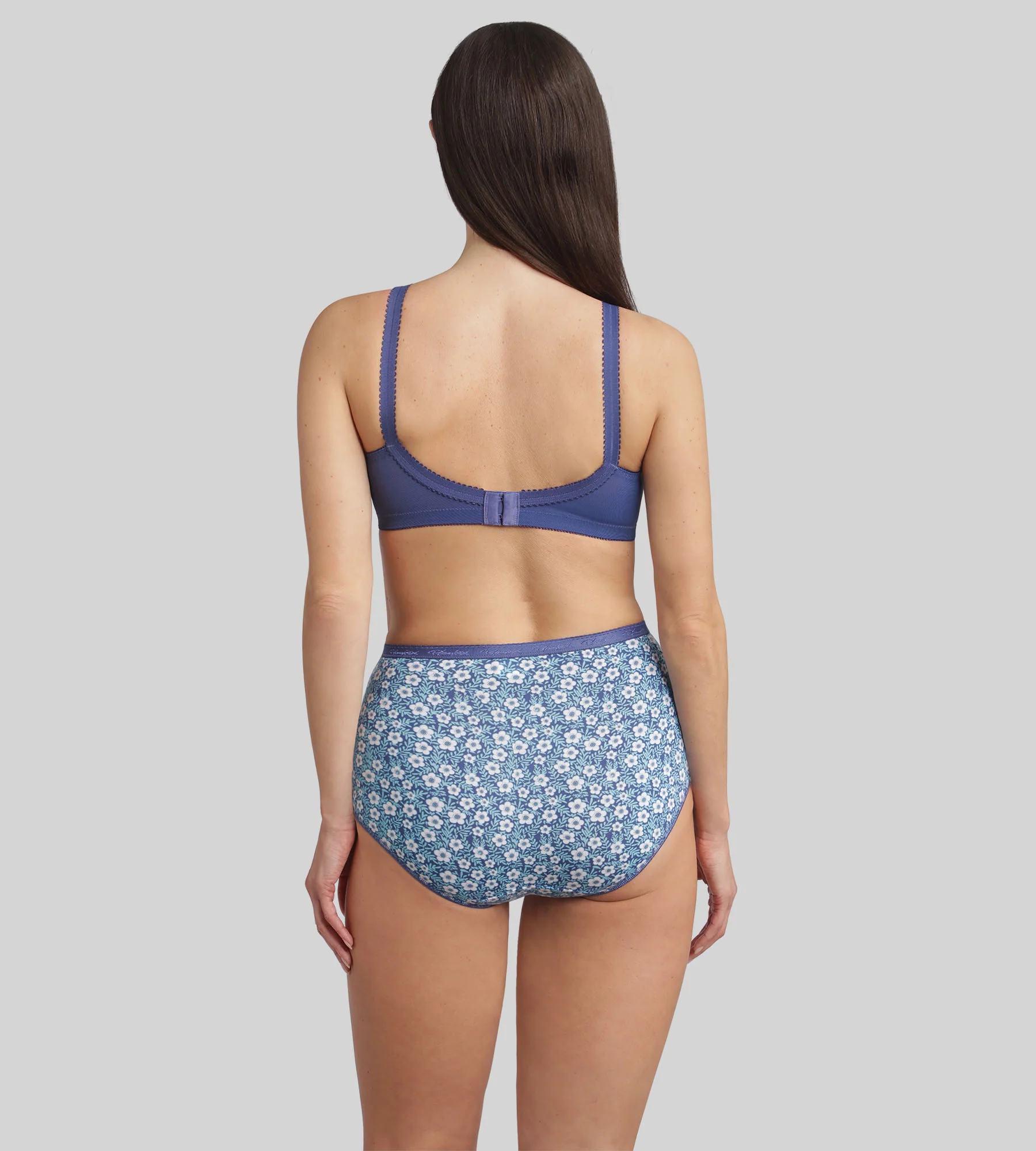 Reggiseno senza ferretto blu cobalto Criss Cross 556 - Image 4