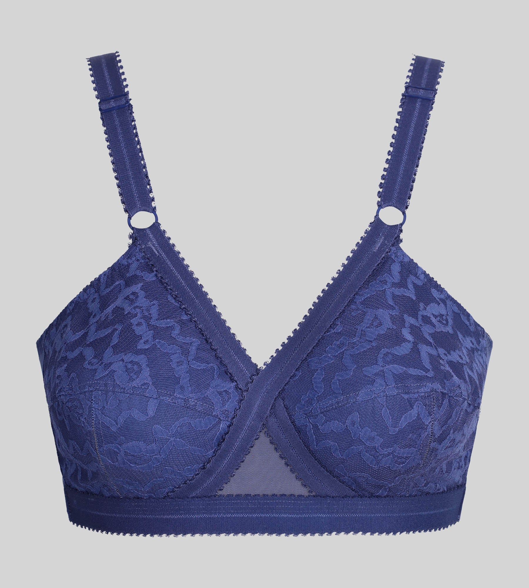 Reggiseno senza ferretto blu cobalto Criss Cross 556 - Image 5