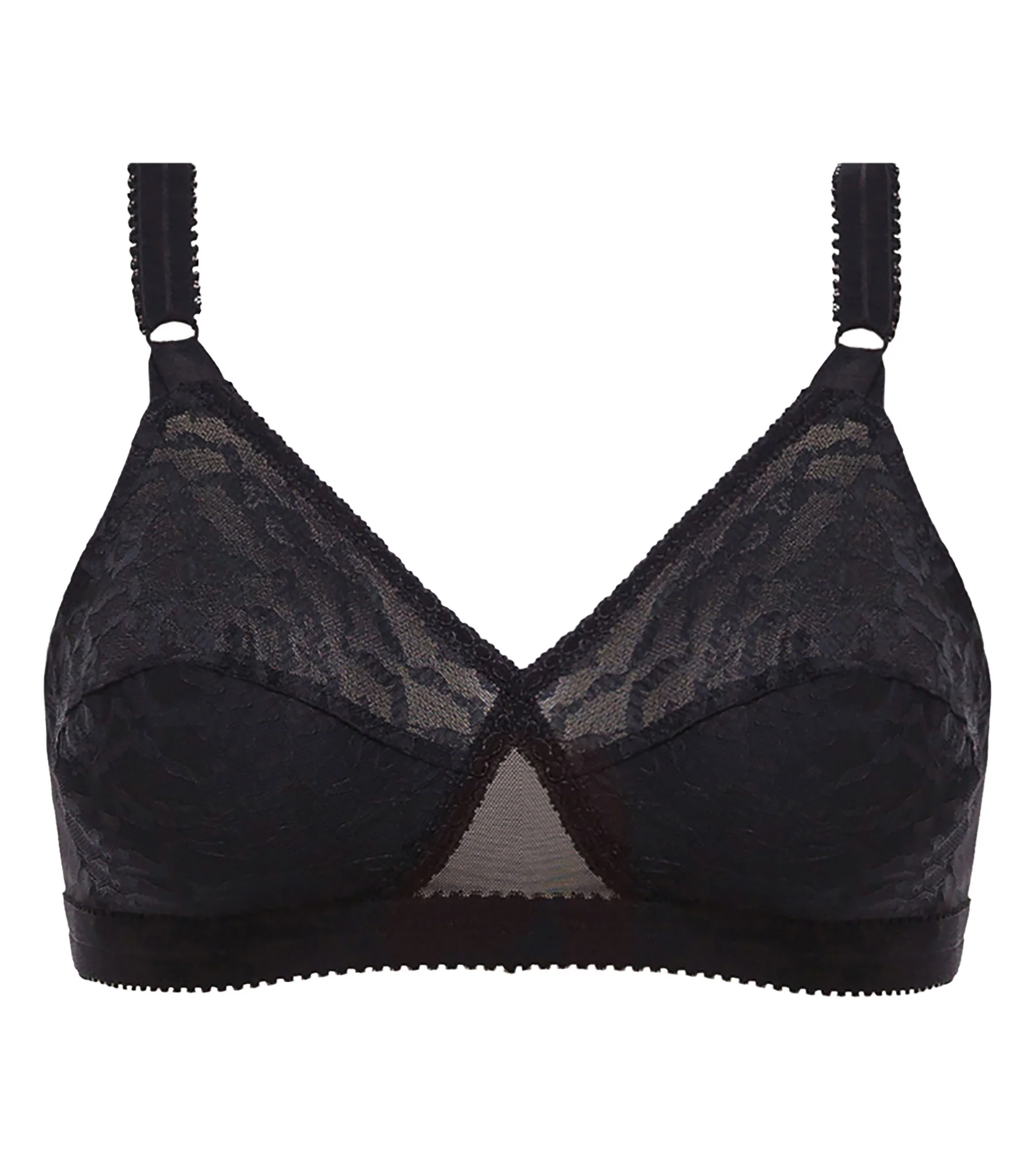Reggiseno senza ferretto nero Criss Cross 165 - Image 5