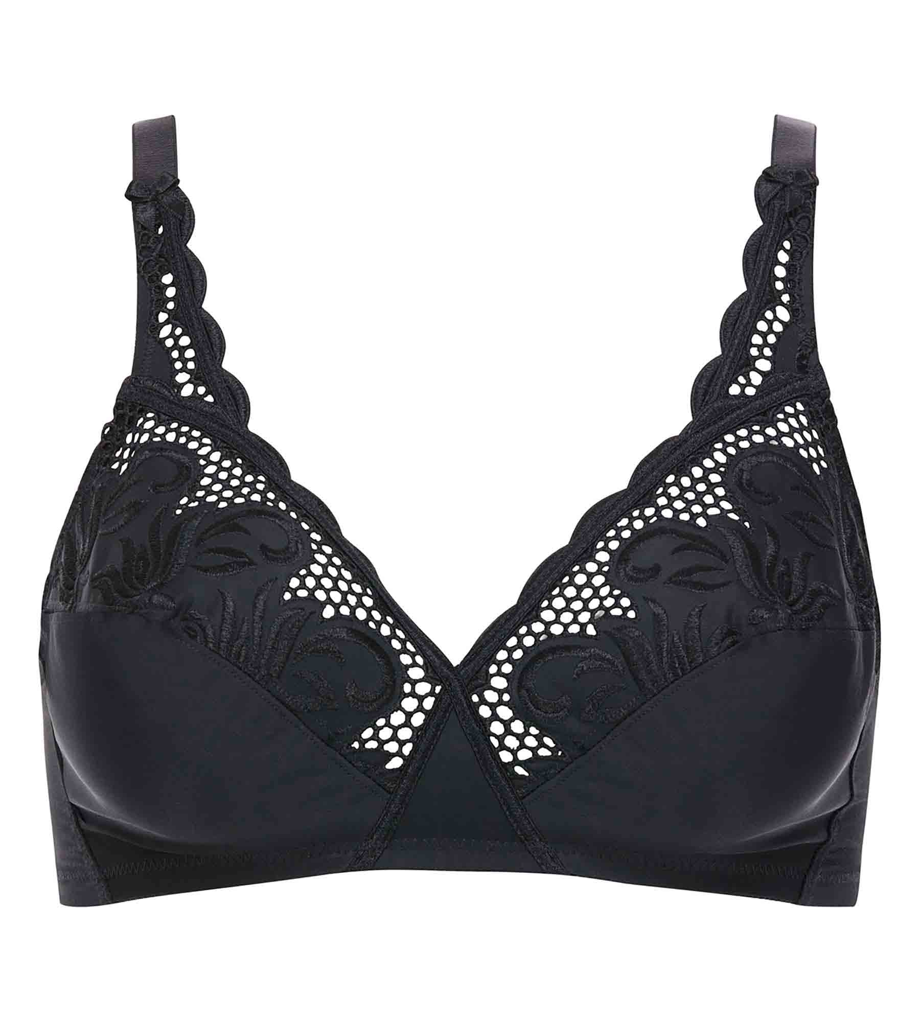 Reggiseno senza ferretto nero Criss Cross Modern Tricot - Image 5