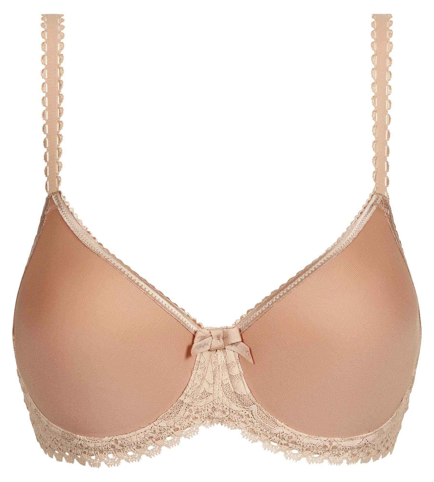 Reggiseno spacer con ferretto beige Flowery Lace Riciclato - Image 5