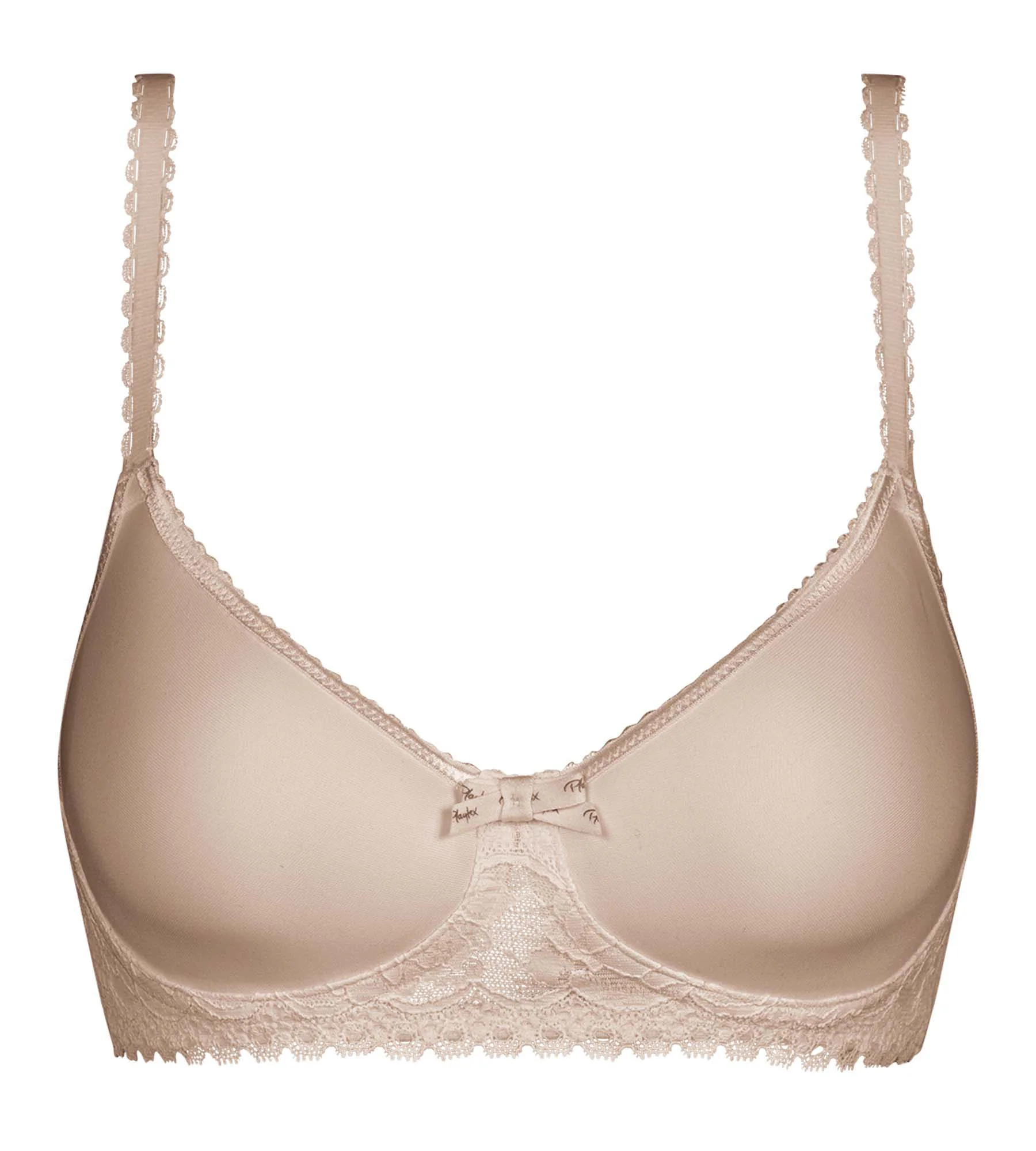 Reggiseno spacer senza ferretto Beige Flowery Lace Riciclato - Image 5