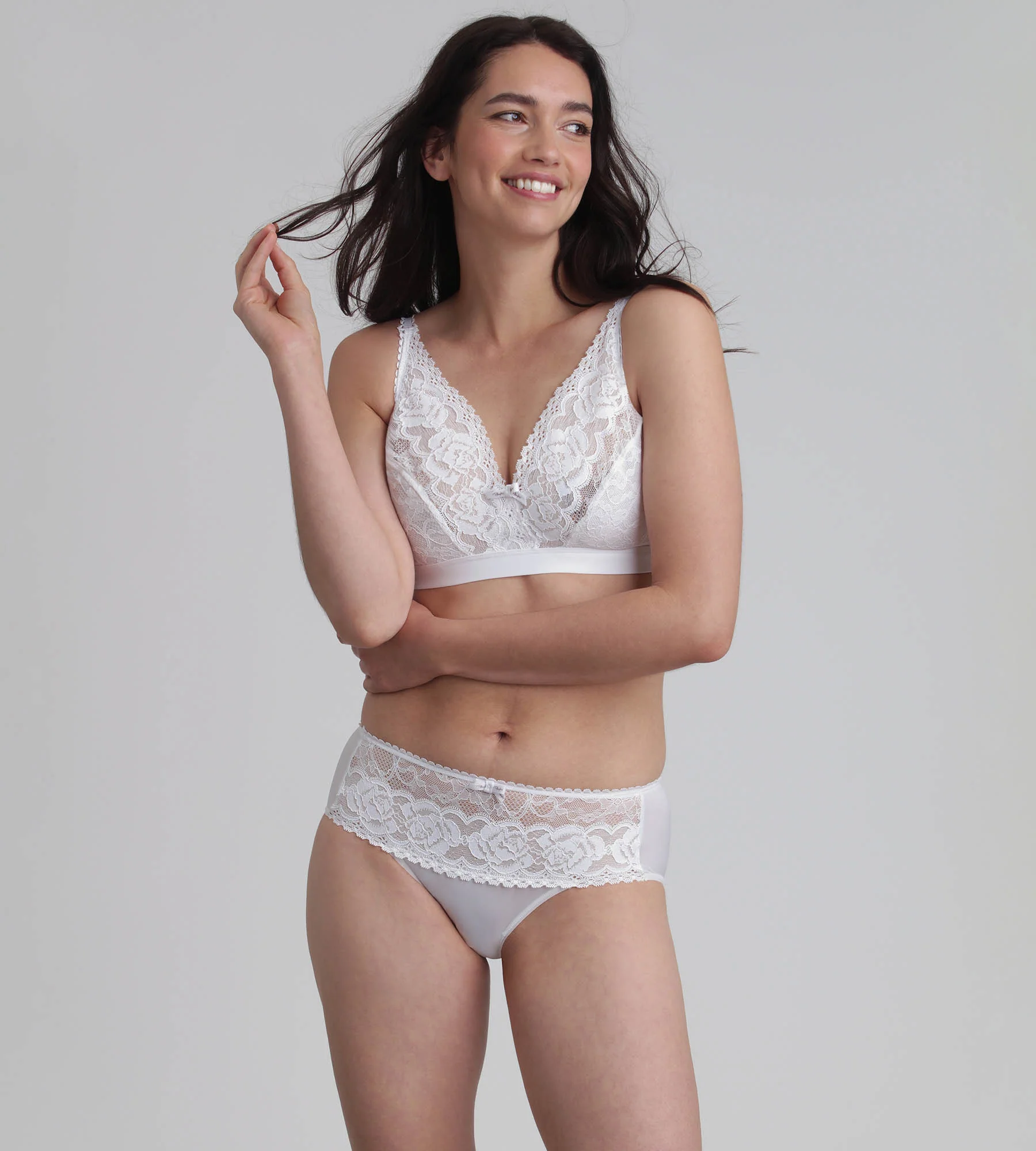 Slip bianco Flowery Lace Riciclato - Image 3