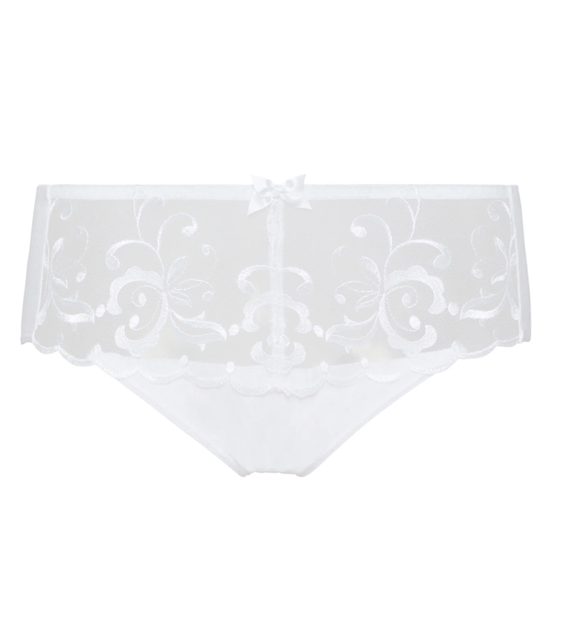Slip midi di pizzo bianco Essential Elegance Embroidery - Image 5