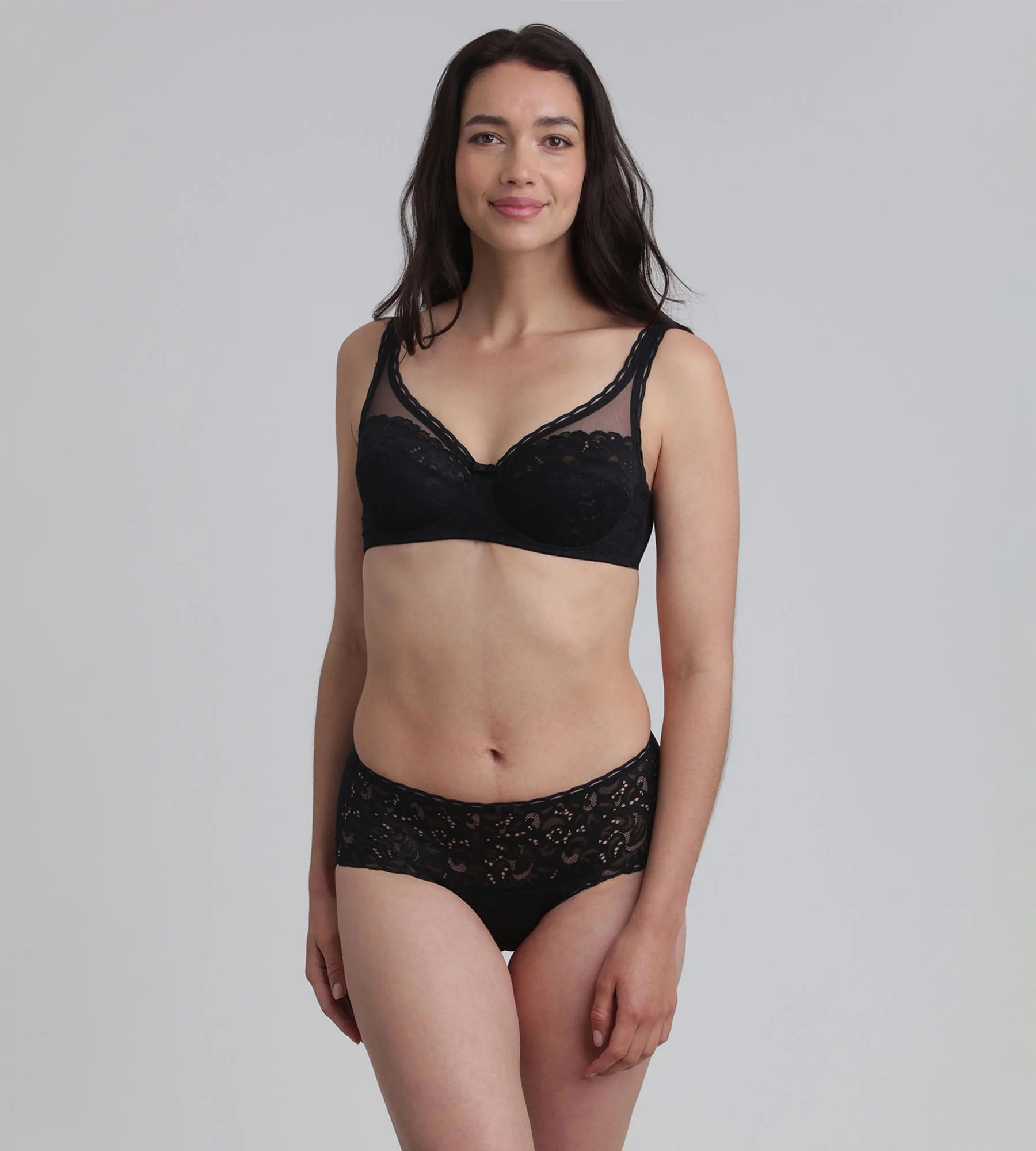 Slip midi nero Criss Cross Femminile Riciclato - Image 3