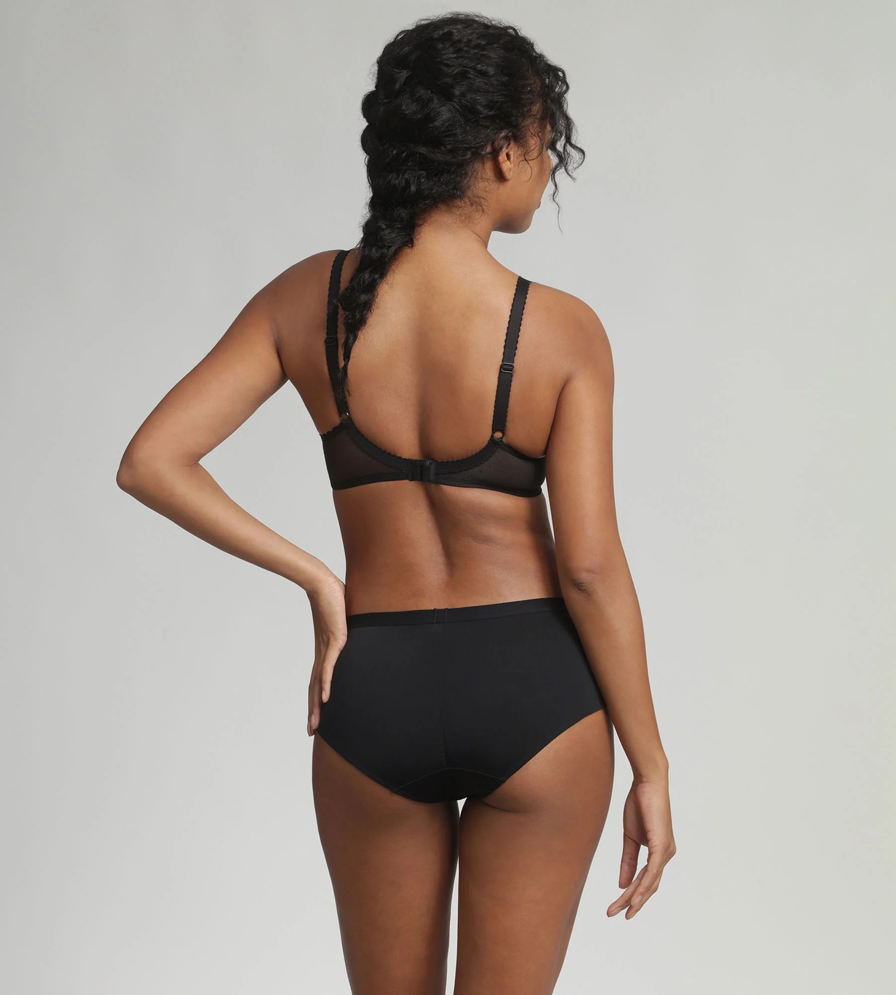 Slip midi nero Secret Comfort - Image 4